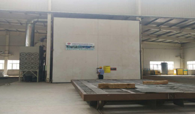 Sandblasting room